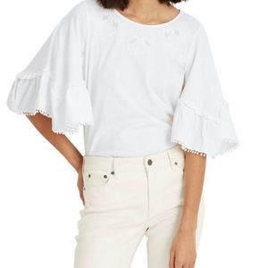 Lauren Ralph Lauren Women's White Cotton Elbow
